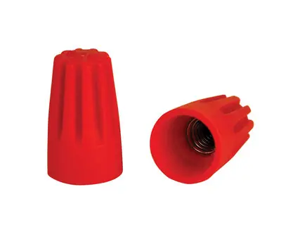 MARS 25864 18 to 10 AWG Twist-On Wire Connector, Red, Bag of 25