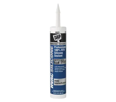 DAP 08011 HVAC Silicone Sealant Clear 10.3OZ