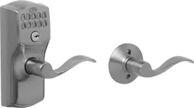 Schlage Lock FE575-ACC-CAM-626 Keypad Entry Auto Lock Camelot with Accent Lever