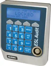 American Security Products 0616276 ESL Audit II Swingbolt Lock w/ 13in Cable