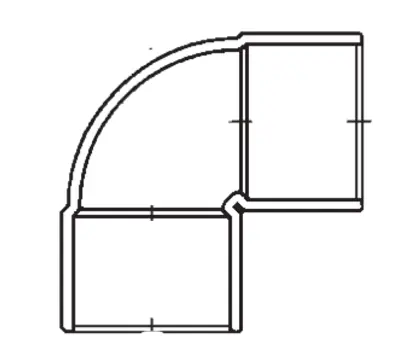 CELLO PRODUCTS IWP7-12 3/4 in. Sweat Wrot Copper Short Radius 90-Degree Elbow Import