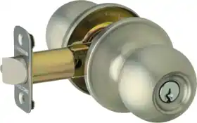 SCHLAGE LOCK J54-CNA-630 Entry Corona Knob 5-Pin C Keyway KA4 Backset 2-3/8in to 2-3/4in