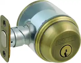 Schlage Lock B62N-609 12-287 Deadbolt Double Cylinder Grade 1