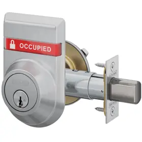 Schlage Lock B560-P6-626 OS-OCC IS-LOC Indicator Deadbolt Single Cylinder