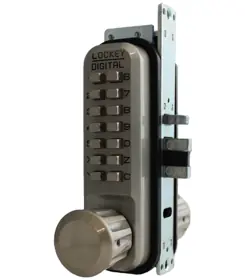 Lockey USA 2930SN Single Combination Mechanical Keyless Narrow Stile Knob Lock