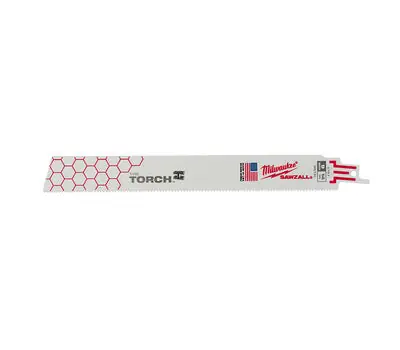 Milwaukee 48-00-8787 The Torch Sawzall 9 In. 14 TPI Bi-Metal Reciprocating Saw Blade Pack of 25