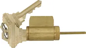 SCHLAGE LOCK 21-002122C606 Knob Cylinder Orbit A Series C Keyway Satin Brass