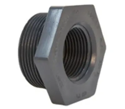 NIBCO 3/4/18 1-1/2 in. Male x 3/4 in. Female Schedule 80 PVC Flush Bushing