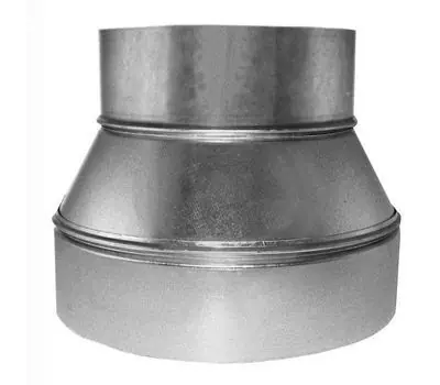 SOUTHWARK METAL 5883 8 x 3 in. No-Crimp Galvanized Steel 3-Piece Reducer