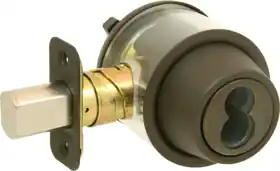 Schlage Lock B560-J-613 Deadbolt Single Cylinder FSIC Prep Less Core Triple Option Adjustable Backset