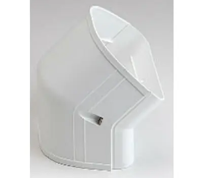 RECTORSEAL 84101 Fortress 4-1/2 in. PVC Outside Vertical 45-Degree Elbow, White