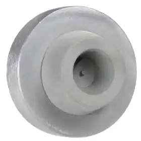 Trimco 1270CVPV.626 Cast Concave Wall Bumper 626/US26D Satin Chrome