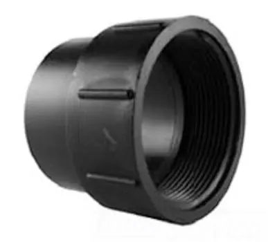 CHARLOTTE PIPE ABS001051000 3 in. Spigot x Female ABS DWV Fitting Cleanout Adapter