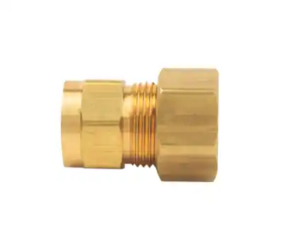 BRASS 66-14-12 7/8 in. Comp x 3/4 in. Female Rough Brass Reducing Adapter, Lead Free