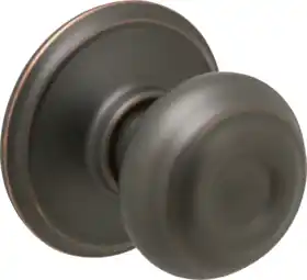 Schlage Lock F10-GEO-716 Passage Georgian Knob Grade 2 Radius Corner Drive-in Adjustable Backset