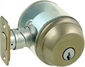Schlage Lock B60N-619 12-287 Deadbolt Single Cylinder Grade 1 5-Pin C Keyway KA4 Adjustable Backset