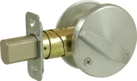 SCHLAGE LOCK B581-626 Thumb Turn x Blank Plate Adjusts Backset Grade 2 Satin Chrome