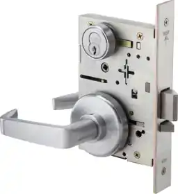 BEST ACCESS 45H0-N-15H-626 Passage Mortise Lock Angled Lever (2-3/4in Diameter) Replacement MPN