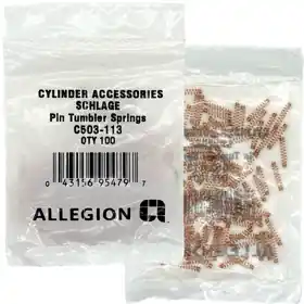 Schlage Lock C503-113 Tumbler Spring Power 100 Pack