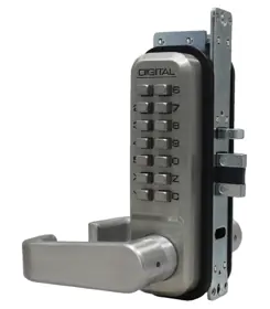 LOCKEY USA 2985SN Single Combination Mechanical Keyless Narrow Stile Lever Lock