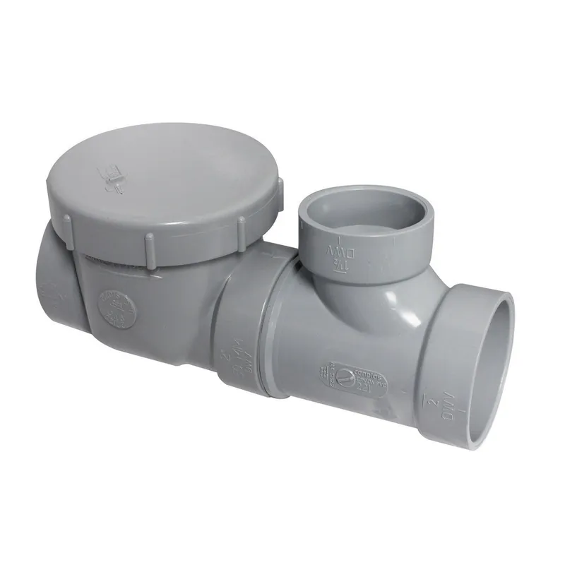 CANPLAS 3922110AS Endura 2 x 2 x 1-1/2 in. Spigot 10 GPM PVC External 2-Piece Flow Control Device