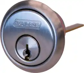 Schlage Lock 20-022C626 Rim Cylinder C Keyway Satin Chrome
