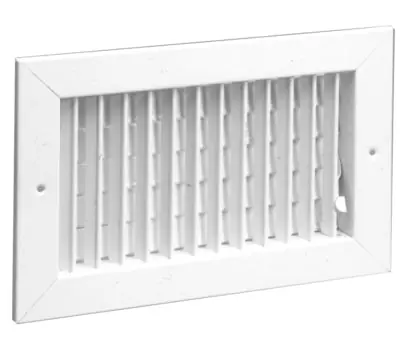 HART & COOLEY 8211006W 10 x 6 in. Register with Multi-Shutter Damper