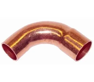 BRAMEC 10135 1-5/8 in. Fitting x Sweat Copper 90-Degree Long Turn Street Elbow
