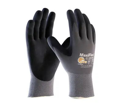 GLOVES PIP 34-874XL Maxiflex Ultimate Nitrile Gloves Black/Gray XL