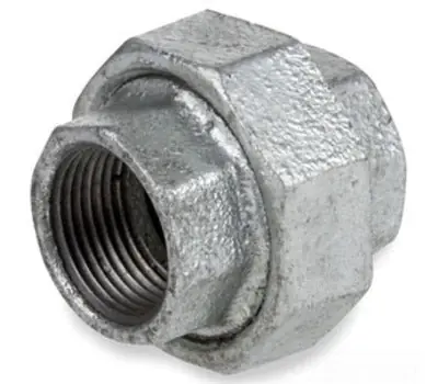 MATCO-NORCA ZMGUN00 1/8 in. Female Class 150 Galvanized Chinese Malleable Iron Union