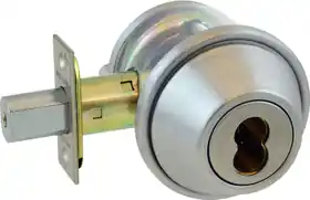 SCHLAGE DB1000-SCT-626-SFIC Grade 1 Deadbolt Single Cylinder SFIC Small Format IC Prep