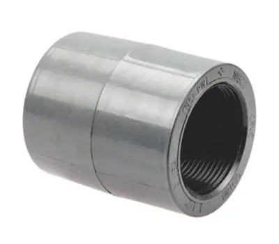 CPVC Pipe and Fittings 039923175366 Chemtrol 2 in. Slip x Female Schedule 80 CPVC Adapter Coupling