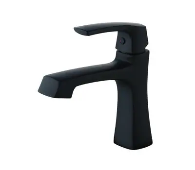 COMPASS 192-7145 Presley 1-Handle Bathroom Faucet Matte Black