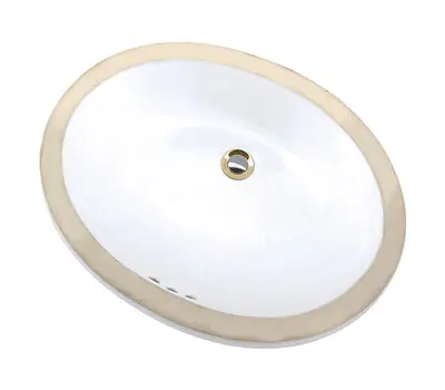 MANSFIELD 217014370 Oval Undercounter Lavatory Power Biscuit