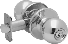 Schlage Lock J54-CNA-619 Entry Corona Knob 5-Pin C Keyway KA4 2-3/8in to 2-3/4in Backset