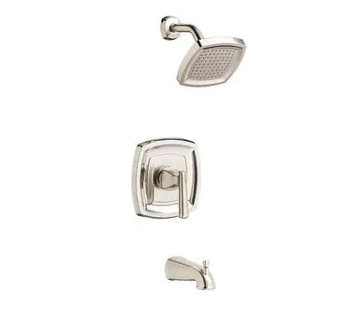 AMERICAN T018.502.295 Edgemere 2.5 GPM 1-Handle 1-Function Square Head Bath/Shower Trim