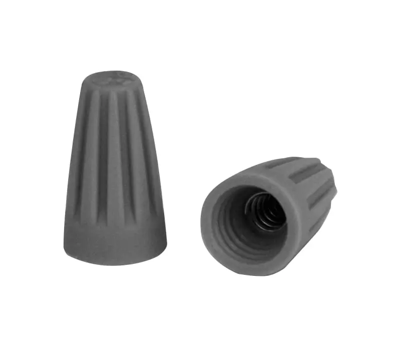 MARS 25860 22 to 16 AWG Twist-On Wire Connector Gray Bag of 25