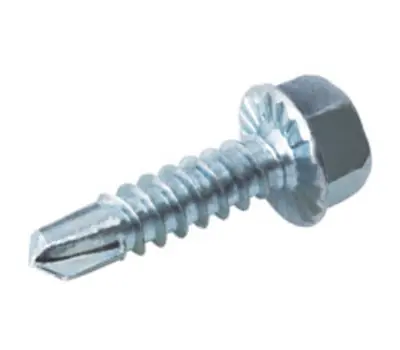 DURO DYNE 15360 Pro Point #10-16 x 3/4 in. Hex Head High Hat Tek Screw, Zinc-Plated, Pack of 5000
