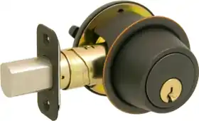 Schlage Lock B560-P6-643E KA4 C Deadbolt Single Cylinder C Keyway Keyed Alike 4 Triple Option Adjustable Backset