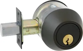 ARROW LOCK DBX62-613E-CS-KA4 Deadbolt Double Cylinder Adjustable Backset Schlage C Keyway Grade 2