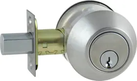 ARROW LOCK DBX62-630-CS-KA4 Deadbolt Double Cylinder Adjustable Backset Grade 2 Schlage C 630/US32D