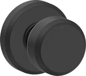 Schlage Lock F10-BWE-622 Bowery Knob Passage Grade 2 Matte Black