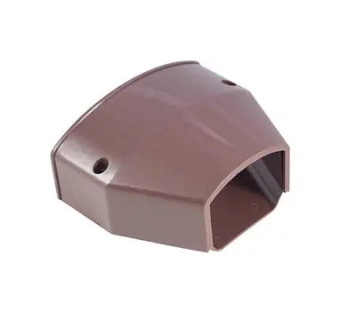 AC GUARD 3CGENDB Cover Guard 3 in. Single-Zone End Cap, Brown