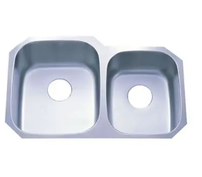 SUNBELT MARKETING SSS6432219 32 x 20-3/4 x 9 in. Stainless Steel Rectangle Double Bowl Undermount Sink
