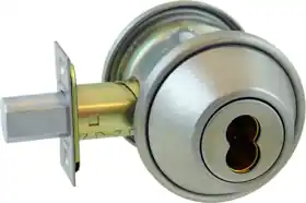 ARROW LOCK DBX62-630-IC Deadbolt Double Cylinder Adjustable Backset Grade 2 SFIC Prep Less Core