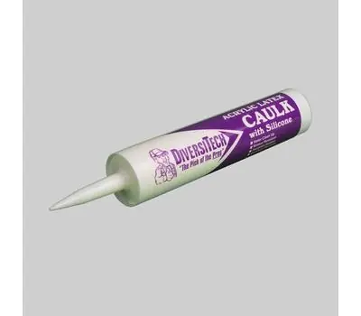 DIVERSITECH Jul-00 Acrylic Latex 25 Year Painter's Caulk with Silicone White 10.1 oz.