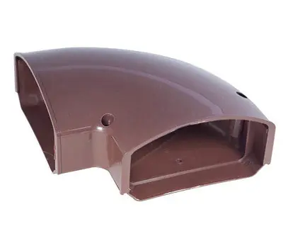 AC Guard CG90B CoverGuard Plastic 90-Degree Elbow Brown
