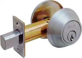 Schlage Lock B661-P6-626 12-296 KA4 C Deadbolt Cylinder x Blank Plate