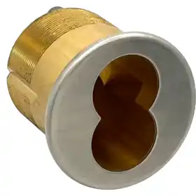 Corbin Russwin CR8000-606-L4 LFIC Large Format IC Core L4 Keyway 6-Pin 0-Bit 606/US4 Satin Brass