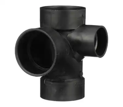 Charlotte Pipe ABS004170800 ABS 417 3X3X3X2 RH SAN TEE